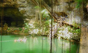 New Years in Cozume cenote